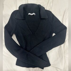 Elevated Ribbed Knit Polo